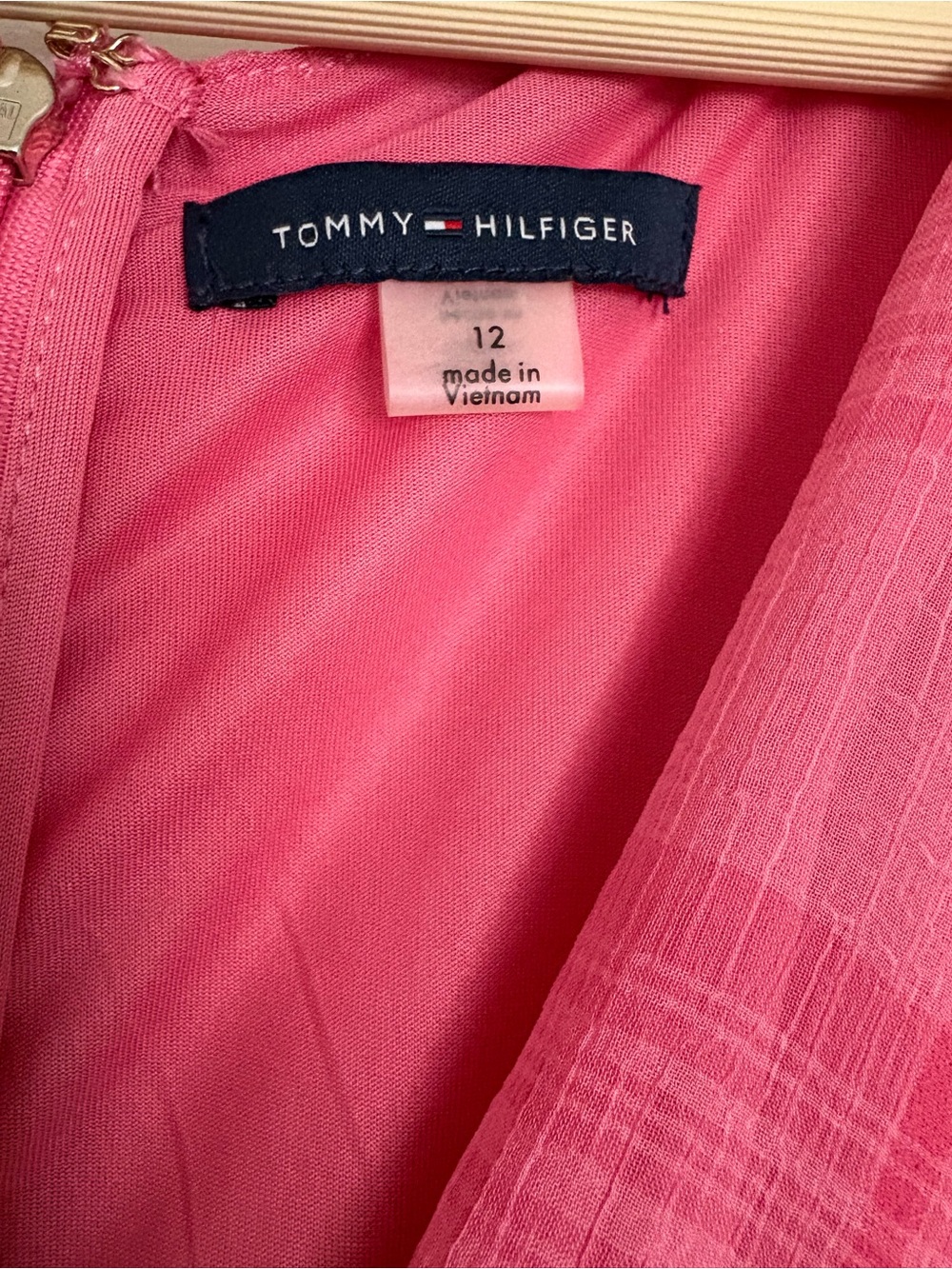 Tommy Hilfiger Pink Plaid High-Low Maxi Dress - Picture 3 of 13